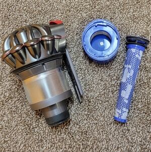 Dyson V7 / V8 Vacuum Parts Lot – Cyclone Assembly, Filter & Bin Parts – OEM